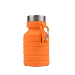 550ml Silicone Foldable Collapsible Water Bottle Shaker