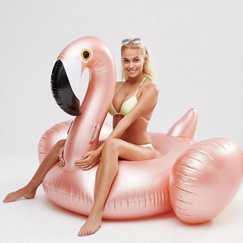 150CM 60Inch Giant Inflatable Rose Gold Flamingo