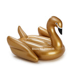 3 Colors Golden Black Swan Pool Float 190cm