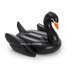 3 Colors Golden Black Swan Pool Float 190cm