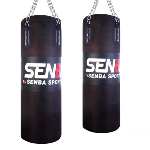 120cm Black PU Kick Boxing Punching Bag Sandbag